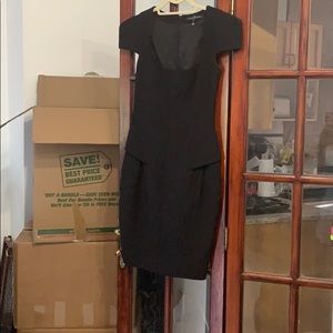 Black formfitting dress